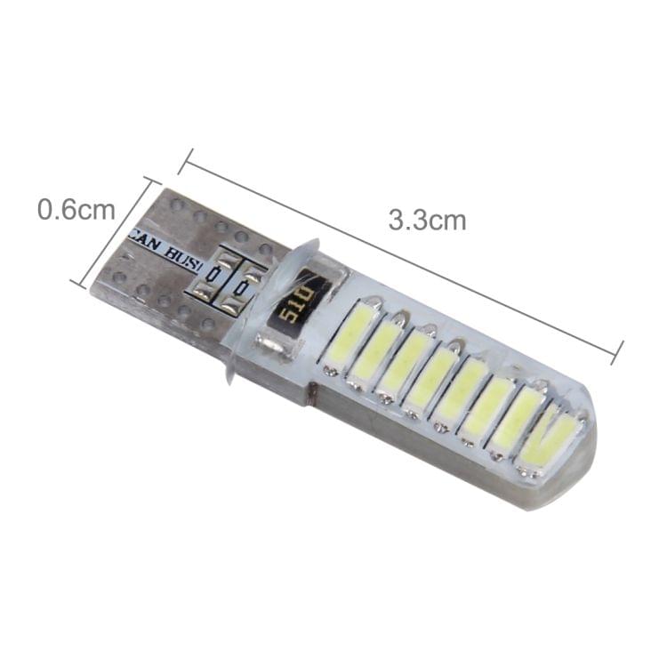 2PCS T10 3W 16 SMD-4014 LEDs Car Clearance Lights Lamp, DC 12V(White Light)