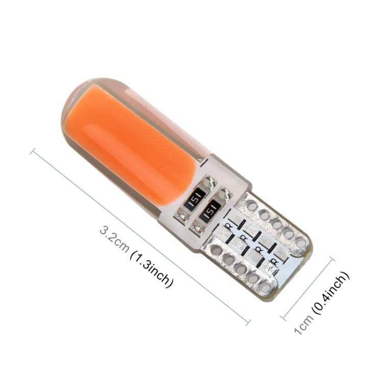 10 PCS T10 1.5W 90LM Car Clearance Light Marker Light, DC 12V(Red Light)