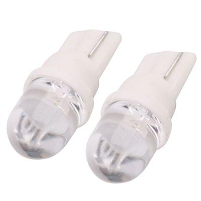 T10 1 LED White Vehicle Car Signal Light Bulb (Pair)(White)