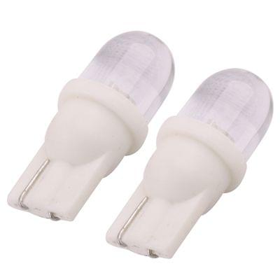 T10 1 LED White Vehicle Car Signal Light Bulb (Pair)(White)