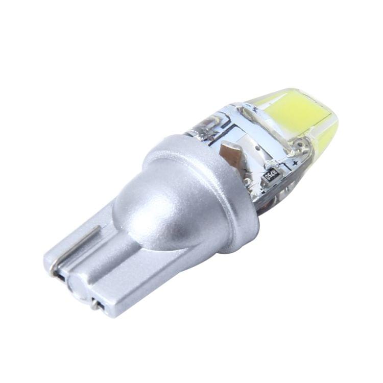 2 PCS T10 1W 100 LM 6000K Car Clearance Light with COB Lamp, DC 12V (White Light)