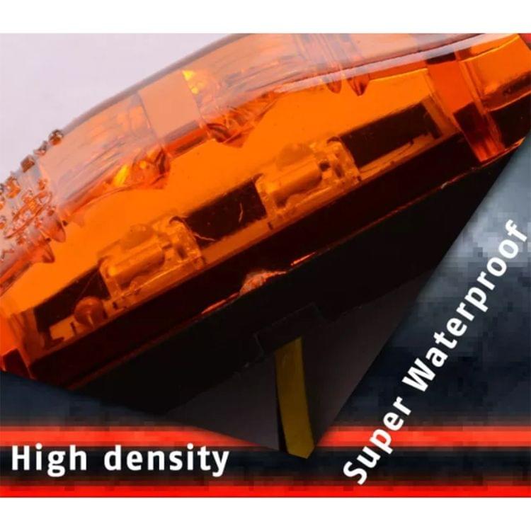 10 PCS DC 10-30V Car Truck Trailer Piranha LED Side Marker Indicator Lights Bulb Lamp, Light Color: Yellow