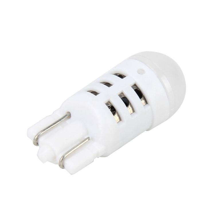2 PCS T10 3W 200LM 6000K Car Clearance Lights Car Marker Light with 1 SMD-3030-LED Lamps, DC 12V(White Light)
