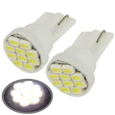 10 PCS T10 White 10 LED 3020 SMD Car Signal Light Bulb