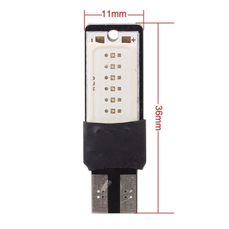 2 PCS T10 6W 180LM Blue Light Double-Faced 2 COB LED Decode Canbus Error-Free Car Clearnce Reading Lamp, DC 12V