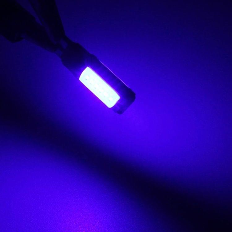 2 PCS T10 6W 180LM Blue Light Double-Faced 2 COB LED Decode Canbus Error-Free Car Clearnce Reading Lamp, DC 12V