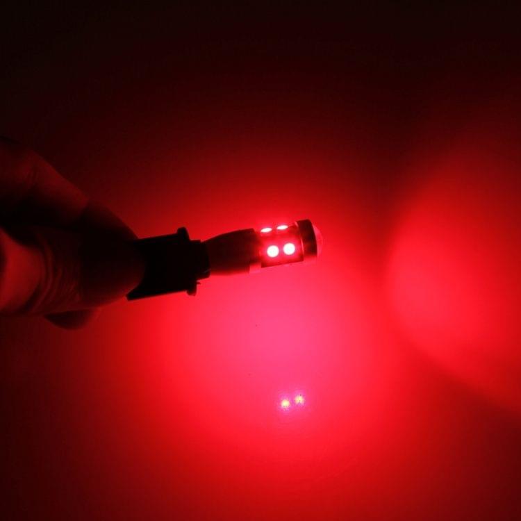 2 PCS T15 3W 240LM Car Clearance Lights Car Marker Light with 10 SMD-3030-LED Lamps, DC 12V(Red Light)