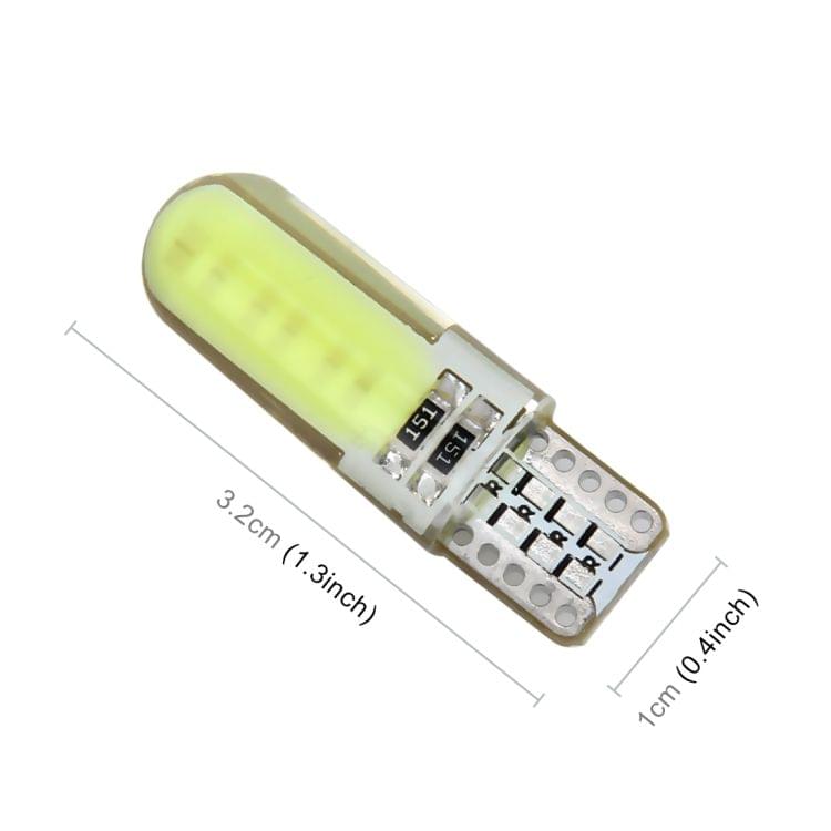 10 PCS T10 1.5W 90LM Car Clearance Light Marker Light, DC 12V(White Light)