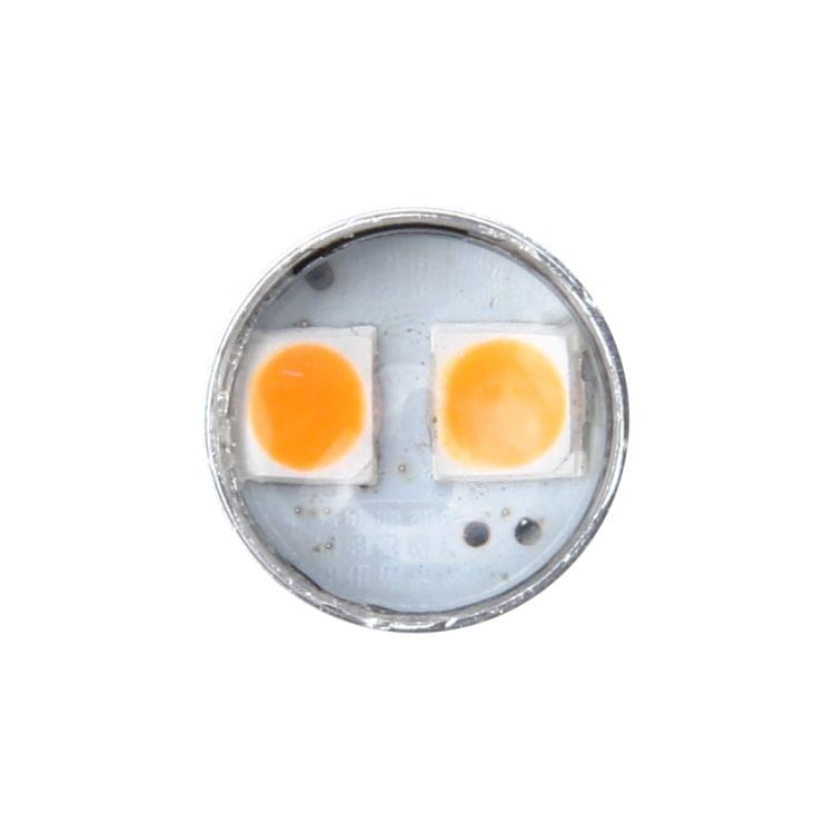 2 PCS T15 3W 240LM Car Clearance Lights Car Marker Light with 10 SMD-3030-LED Lamps, DC 12V(Yellow Light)