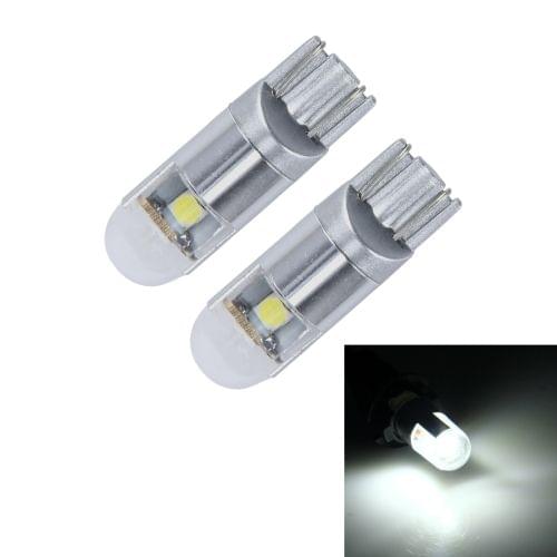 2 PCS T10 2.5W 200 LM 6000K 3 SMD-3030 LEDs Car Clearance Light Lamp, DC 12V(White Light)