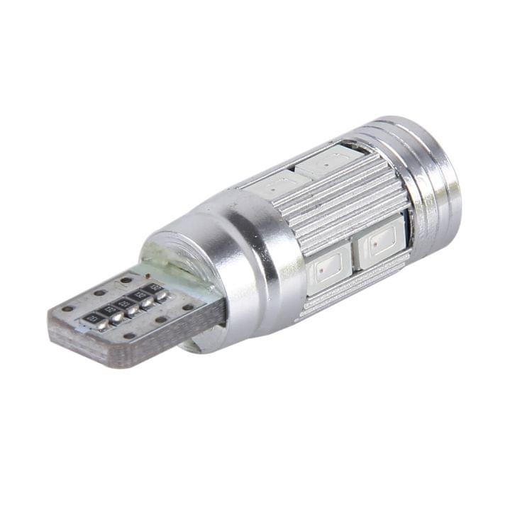 2 PCS T10 6W 10 SMD 5630 LED Error-Free Canbus Car Clearance Lights Lamp, DC 12V(Green Light)
