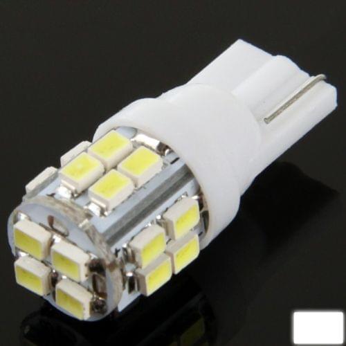 T10 White 20 LED 3020 SMD Car Signal Light Bulb (Pair)