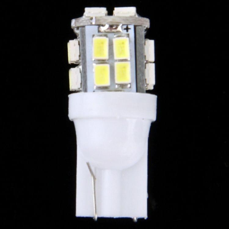 T10 White 20 LED 3020 SMD Car Signal Light Bulb (Pair)