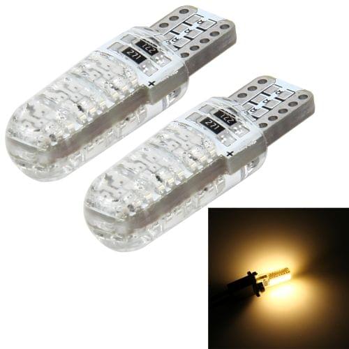 10 PCS T10 3W 300LM Silicone 6 LED SMD 5050 Car Clearance Lights Lamp, DC 12V