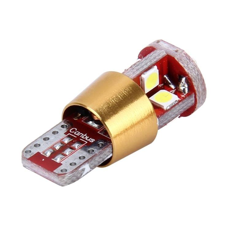 2 PCS T10 3W 300 LM 6000K Constant Current Car Clearance Light with 12 SMD-3030 Lamps, DC 9-18V(White Light)