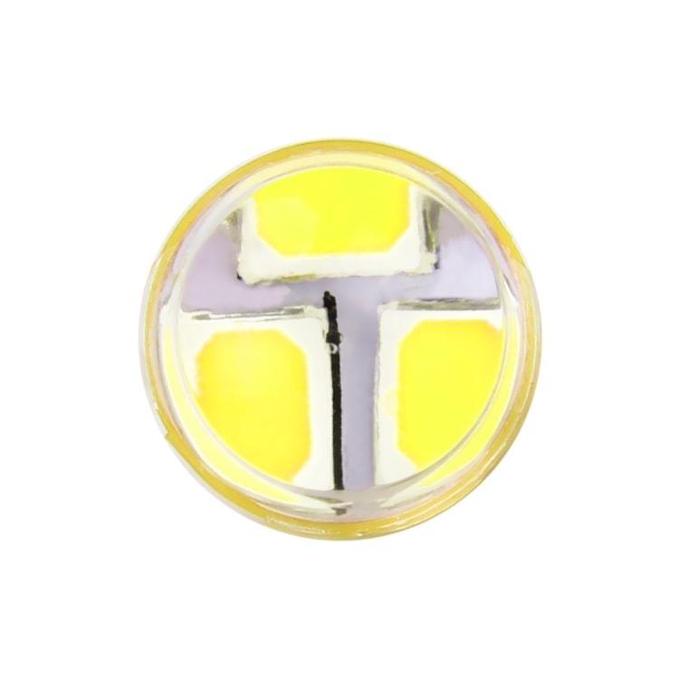 2 PCS T10/W5W/194/501/168 0.6W 35LM 6000K 2835-LED Bulbs Car Reading Lamp Clearance Light, DC 12V(Yellow Light)