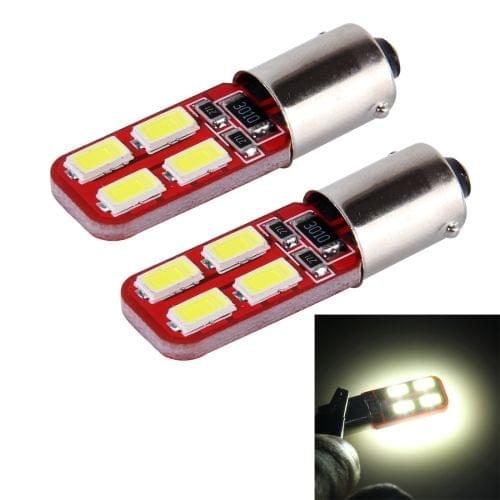 10 PCS BA9S 3W 200lm 6000K 8 SMD-5730 LEDs Car Clearance Light Lamp, DC 12V(White Light)