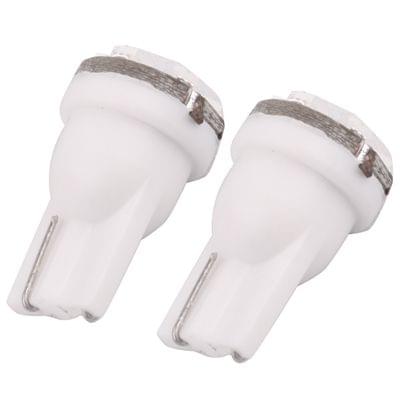 T10 6 LED Vehicle Car Signal Light Bulb (Pair)(White Light)