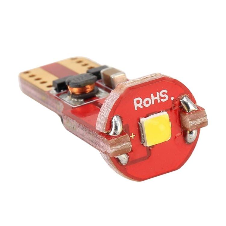 2 PCS T10 / W5W / 168 / 194 DC12V / 1.6W / 6000K / 130LM 3LEDs SMD-3030 Car Red Board Clearance Light (White Light)