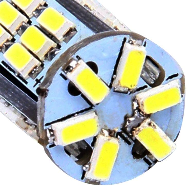 2 PCS T10 5W 400 LM 6000K 42 LED SMD 3014 White Light Clearance Light.DC 12V.