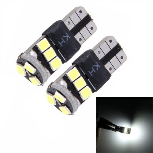 2 PCS T10 5W SMD 2835 9 LED Car Clearance Lights Lamp, DC 12V(White Light)