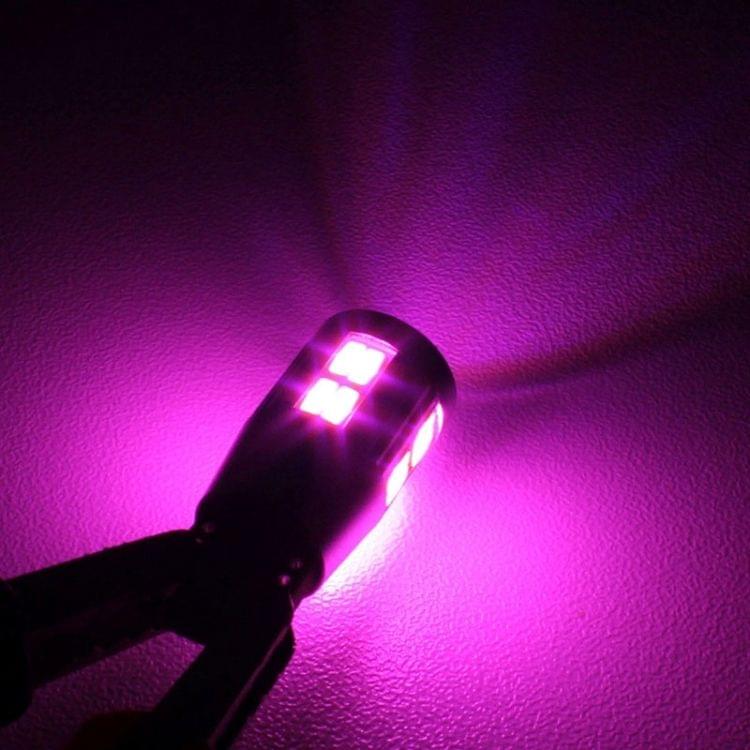 MZ T10 4W 20 LED SMD 4014 300LM Pink Light Decode Car Clearance Lights Lamp, DC 12-18V