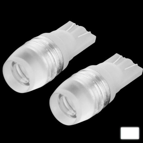 1.5W T10 White LED Car Signal Light Bulb (Pair)(White)