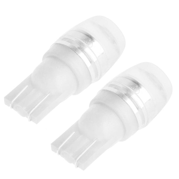 1.5W T10 White LED Car Signal Light Bulb (Pair)(White)