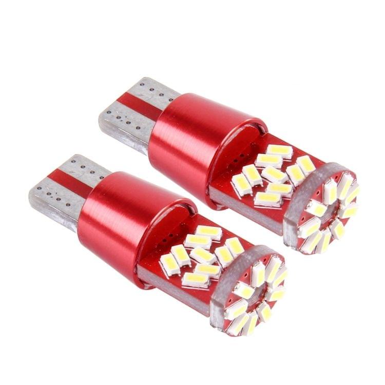 2 PCS T10 5W 27 SMD-3014 LEDs Car Clearance Light Lamp, DC 12V(Ice Blue)