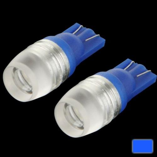 1.5W T10 Blue LED Car Signal Light Bulb (Pair)(Blue)