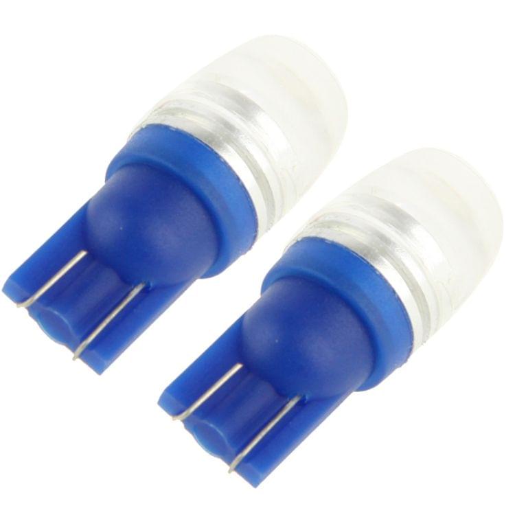 1.5W T10 Blue LED Car Signal Light Bulb (Pair)(Blue)