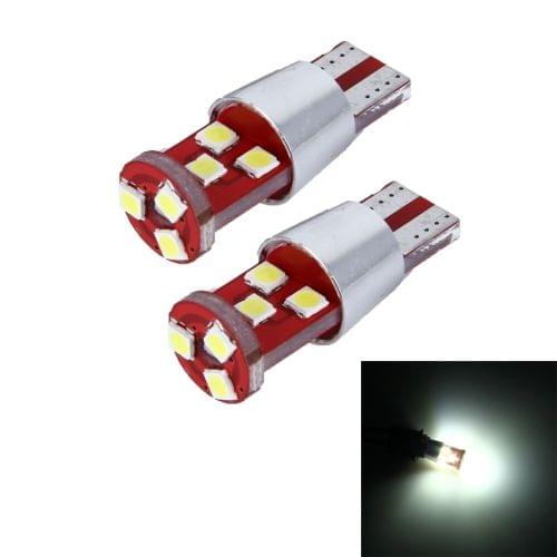 2 PCS T10 2.5W 200 LM 6000K 9 SMD-3030 LED Car Clearance Lights Lamp, DC 12V(White Light)