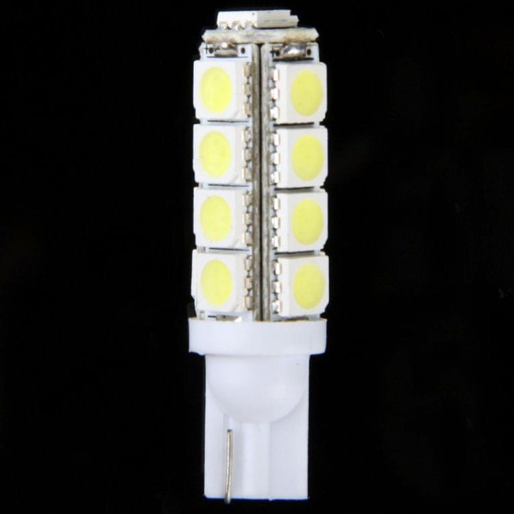 T10 White 17 LED 5050 SMD Car Signal Light Bulb (Pair)