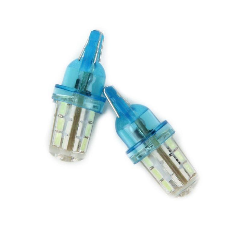 2 PCS T10-4014-24SMD 6W 540LM Ice Blue Light Clearance Light.DC 12V.