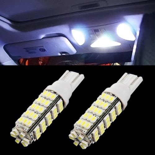 2 PCS T10 White 66 LED SMD 3020 Car Signal Light Bulb