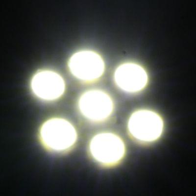 T10 White 7 LED 3528 SMD Car Signal Light Bulb (Pair)