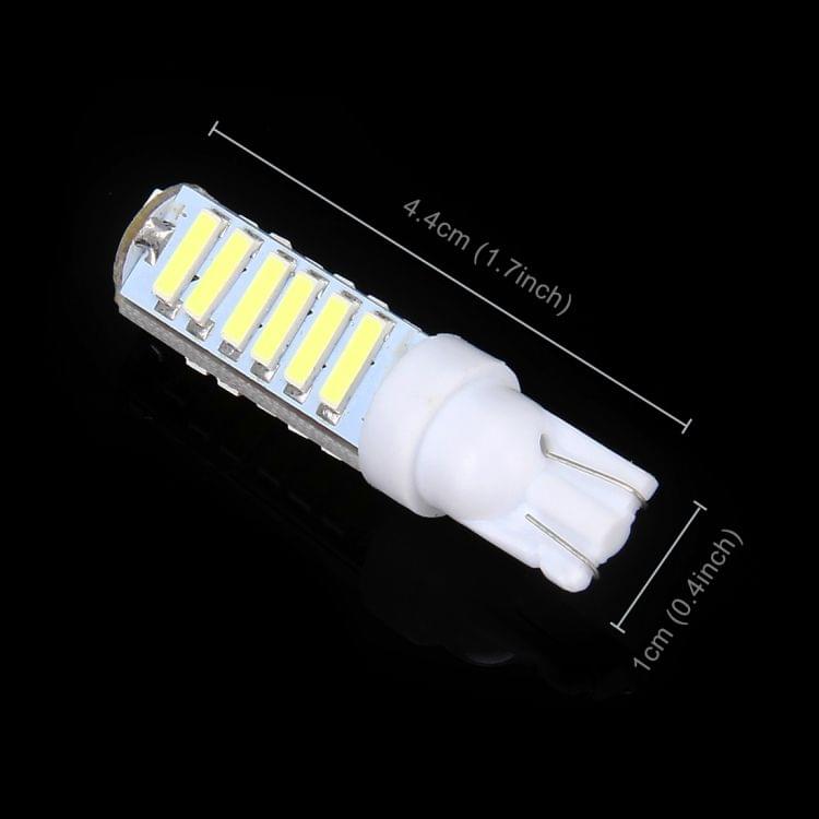 2 PCS T10/W5W/194/501 1.5W 90LM 6000K Car Clearance Lamp Marker Light with 7020 20-SMD LED, DC 12V-24V