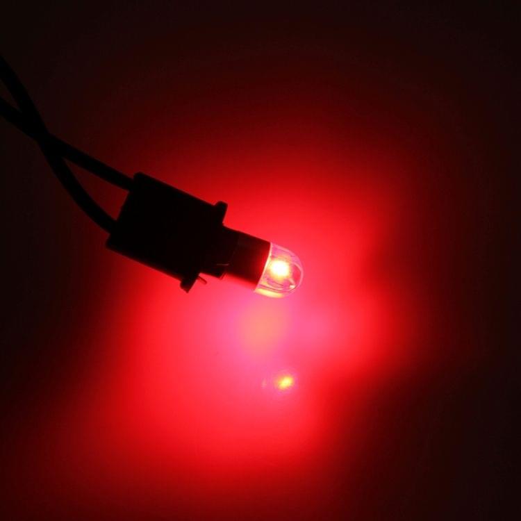 2 PCS T10 2W 2 SMD-3030 LED Car Clearance Lights Lamp, DC 12V (Red Light)