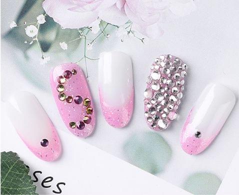 1440 PCS/Pack Super Glitter Multicolor Rhinestones Nail Art Decoration(02#)