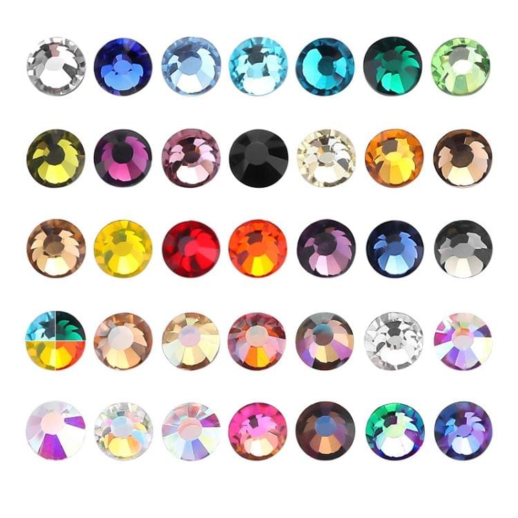 1440 PCS/Pack Super Glitter Multicolor Rhinestones Nail Art Decoration(02#)