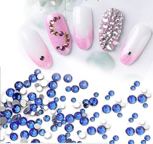 1440 PCS/Pack Super Glitter Multicolor Rhinestones Nail Art Decoration(02#)