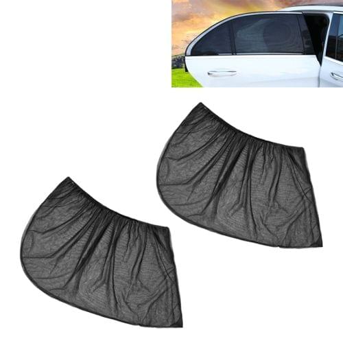 2 PCS Car Rear Window Net Yarn Sunscreen Insulation Window Sunshade Cover, Size: 113*50cm