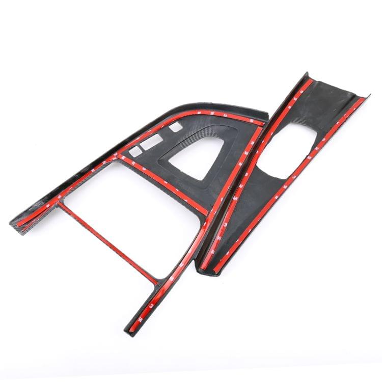 Car Carbon Fiber Texture Central Control Panel Cover Decorative Sticker for BMW 3 Series