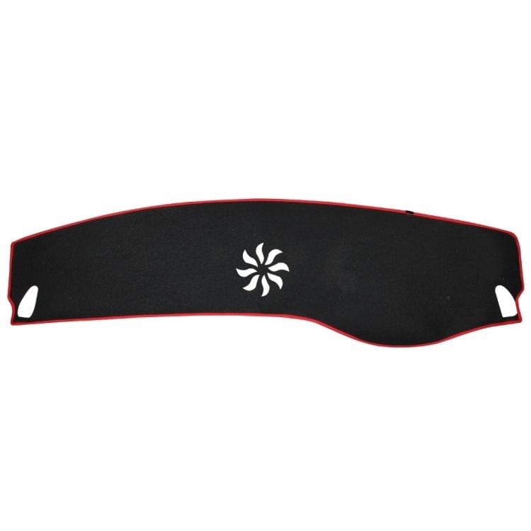 Car Dashboard Instrument Panel Sunscreen Car Mats Hood Cover for Mercedes-Benz C-Class 2015-2018 (Please note the model and year)(Red)
