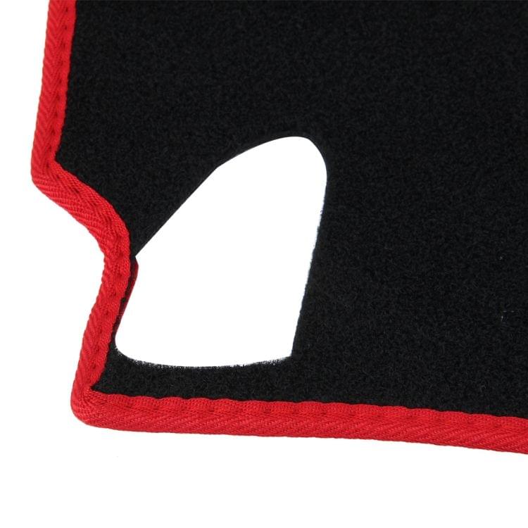Car Dashboard Instrument Panel Sunscreen Car Mats Hood Cover for Mercedes-Benz C-Class 2015-2018 (Please note the model and year)(Red)