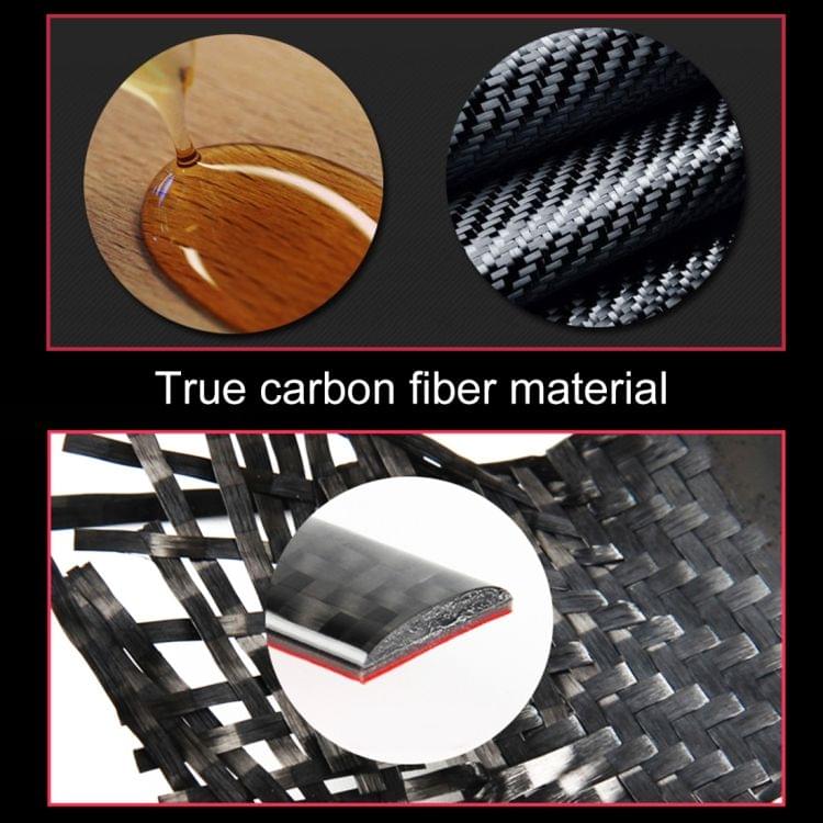 2 PCS Car Carbon Fiber Gear Panel Decorative Sticker for Audi A4L / A5 / Q5