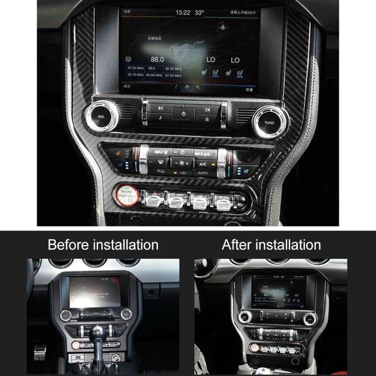 Car Central Control Panel Decorative Sticker for Ford Mustang