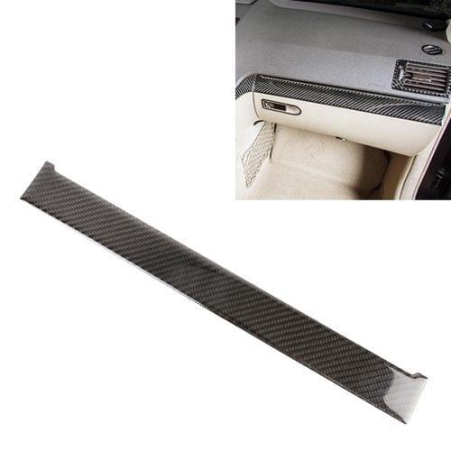 Car Passenger Seat Dashboard Strip Carbon Fiber Decorative Sticker for Mercedes-Benz W204