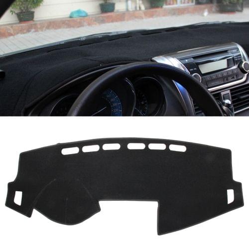 Dark Mat Car Dashboard Cover Car Light Pad Instrument Panel Sunscreen Car Mats for Volkswagen (Please note the model and year)(Black)