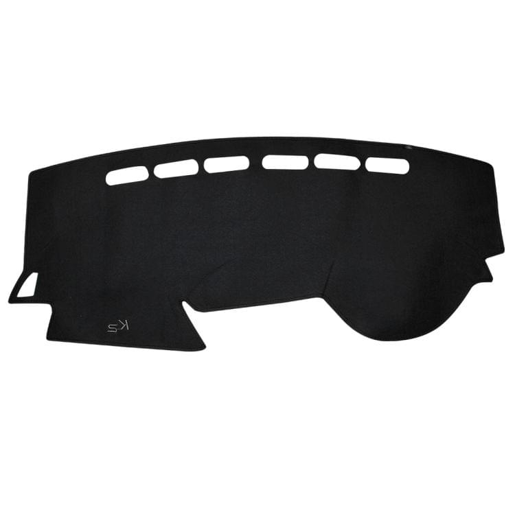 Car Light Instrument Panel Sunscreen Dashboard Mats Cover for Kia K2, Please Note Model and Year(Black)